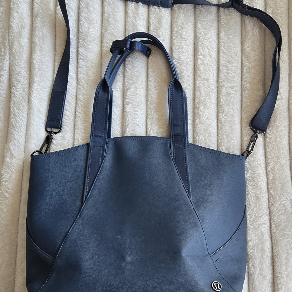 lululemon athletica Blue Tote Bag